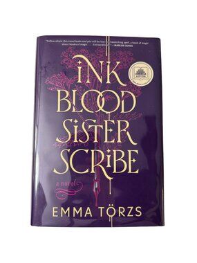 Ink Blood Sister Scribe By Emma Törzs 1987 First Edition Hardcover Novel w/ DJ